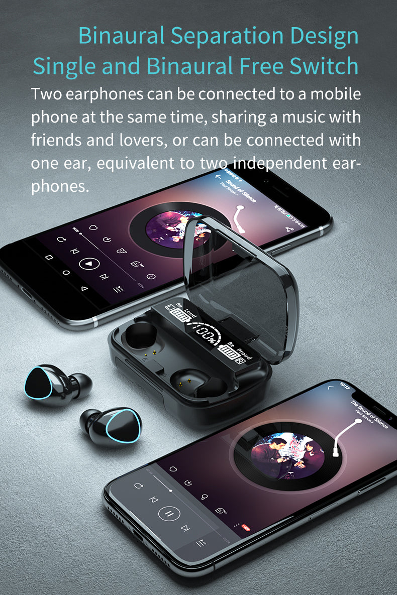 Tws Wireless V5.0 Air Max Aire Pod Case Accessories Orginal Earphone for M10 Earbuds